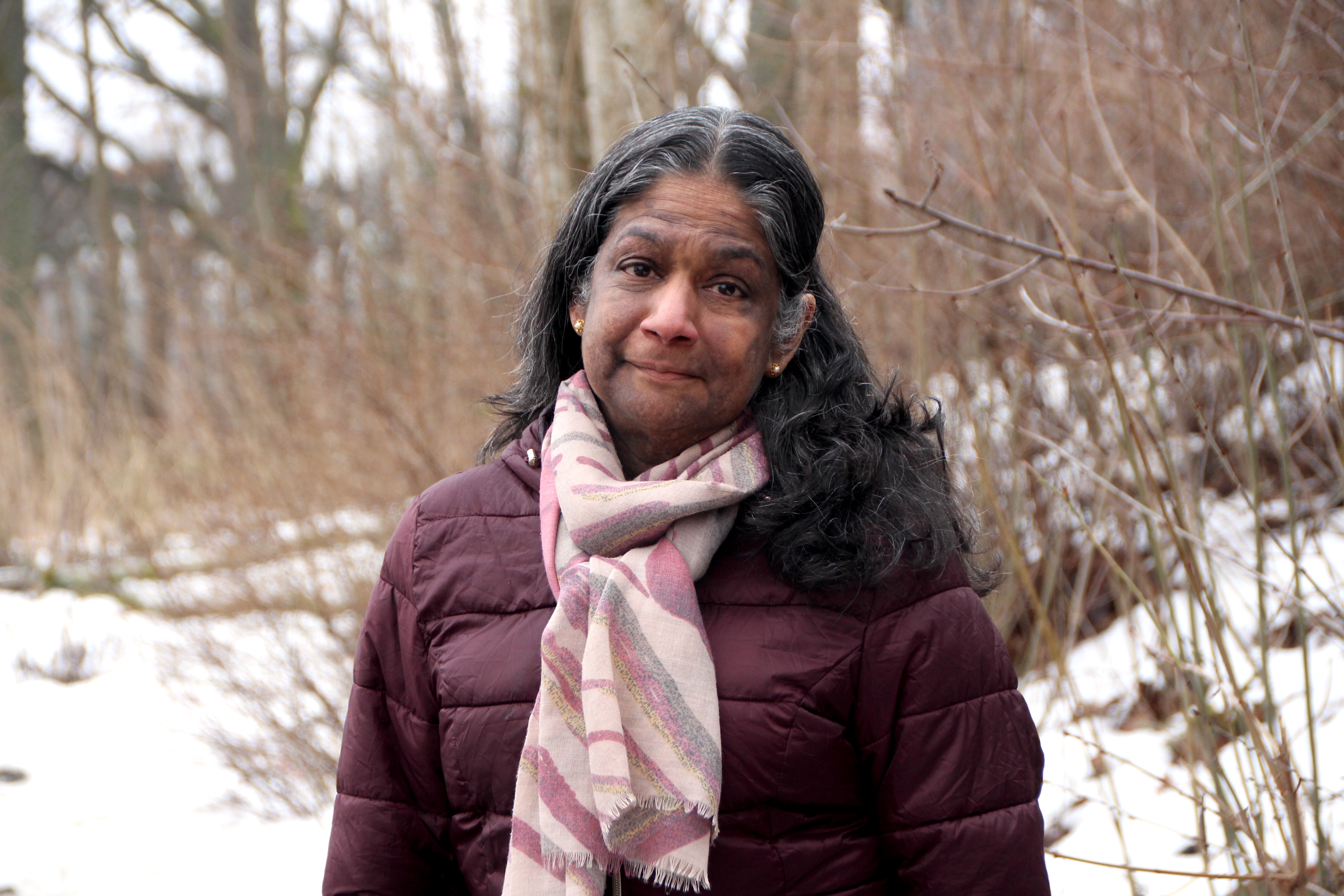 LEVER MED LUNGEKREFT: Frances Katherine D’silva (64) fra Linderud fikk i 2021 beskjed om at hun har lungekreft i stadium fire. Nå lever hun med diagnosen og håper mer forskning kan gi bedre behandling for kreftpasienter i fremtiden.