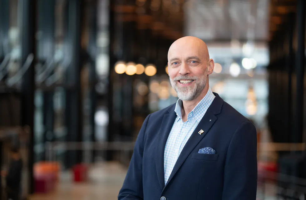 Rektor på Kuben videregående skole, Kjell Ove Hauge. (Foto: Luis G Ostermann)