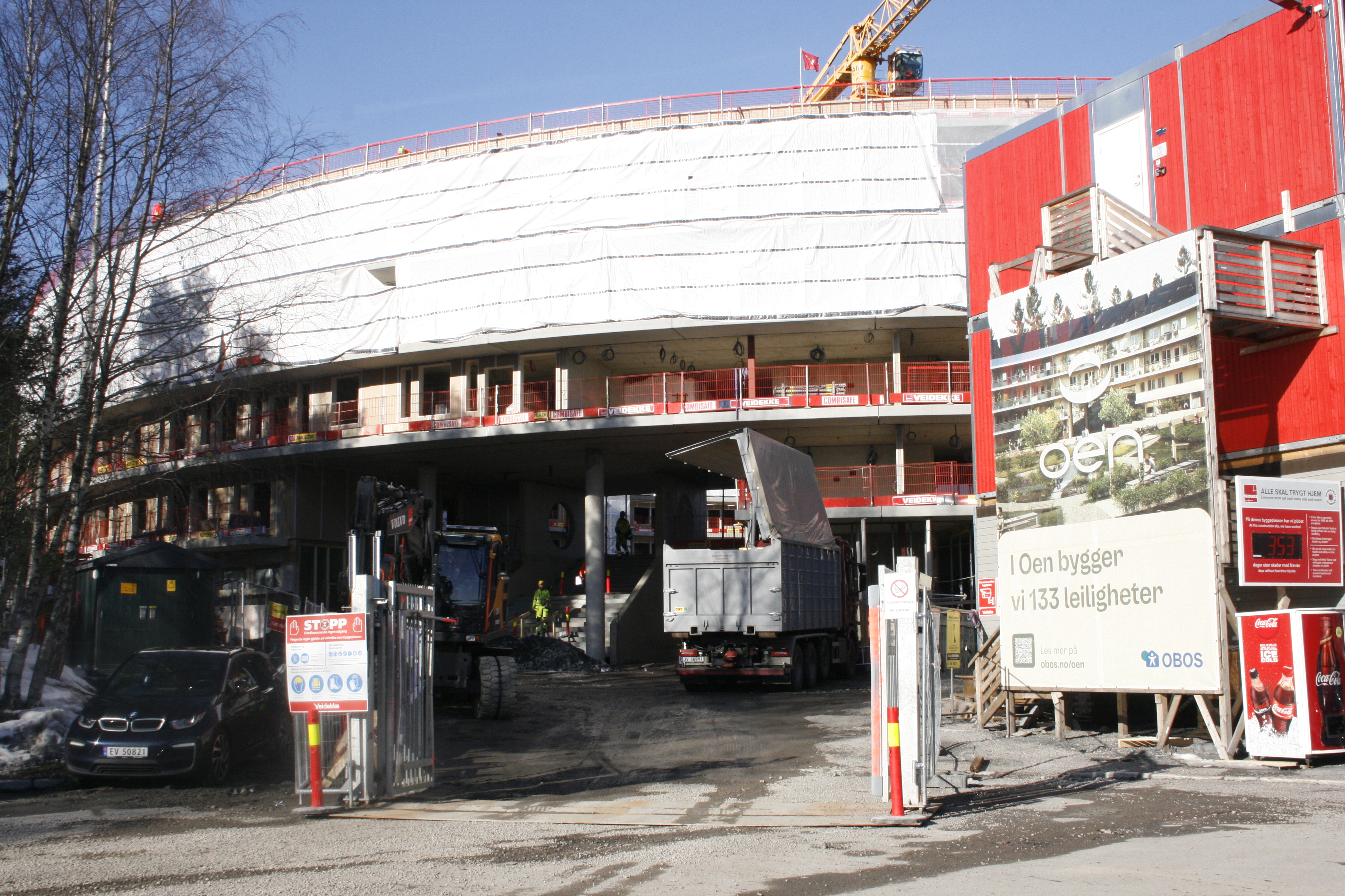 GÅR FREMOVER: O-en er i rute til innflytting om litt over ett år.