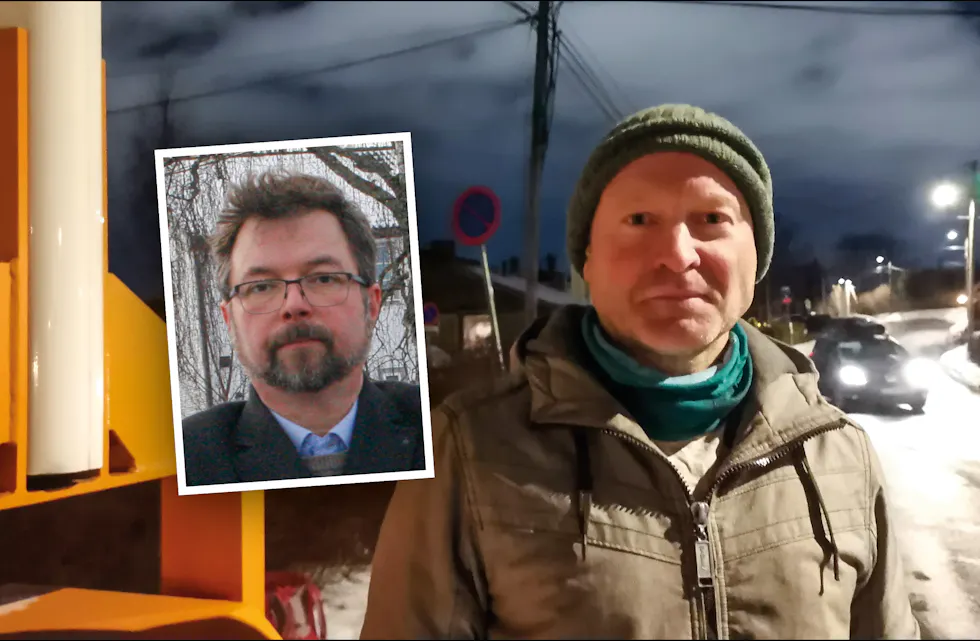 Leiv Otto Watne svarer Christian Herzog (innfelt) i Alna Venstre.