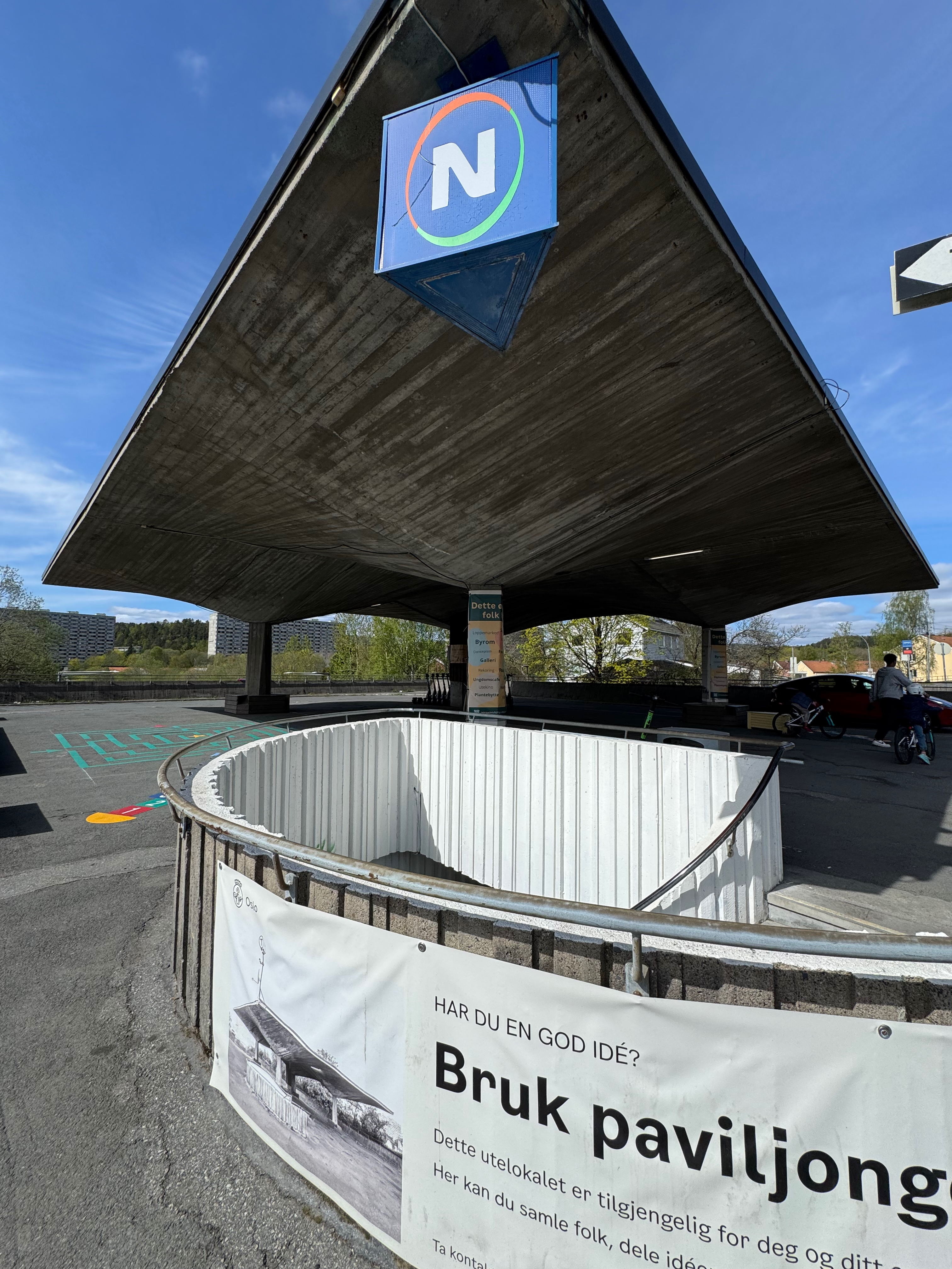 Paraplyen på Grorud.