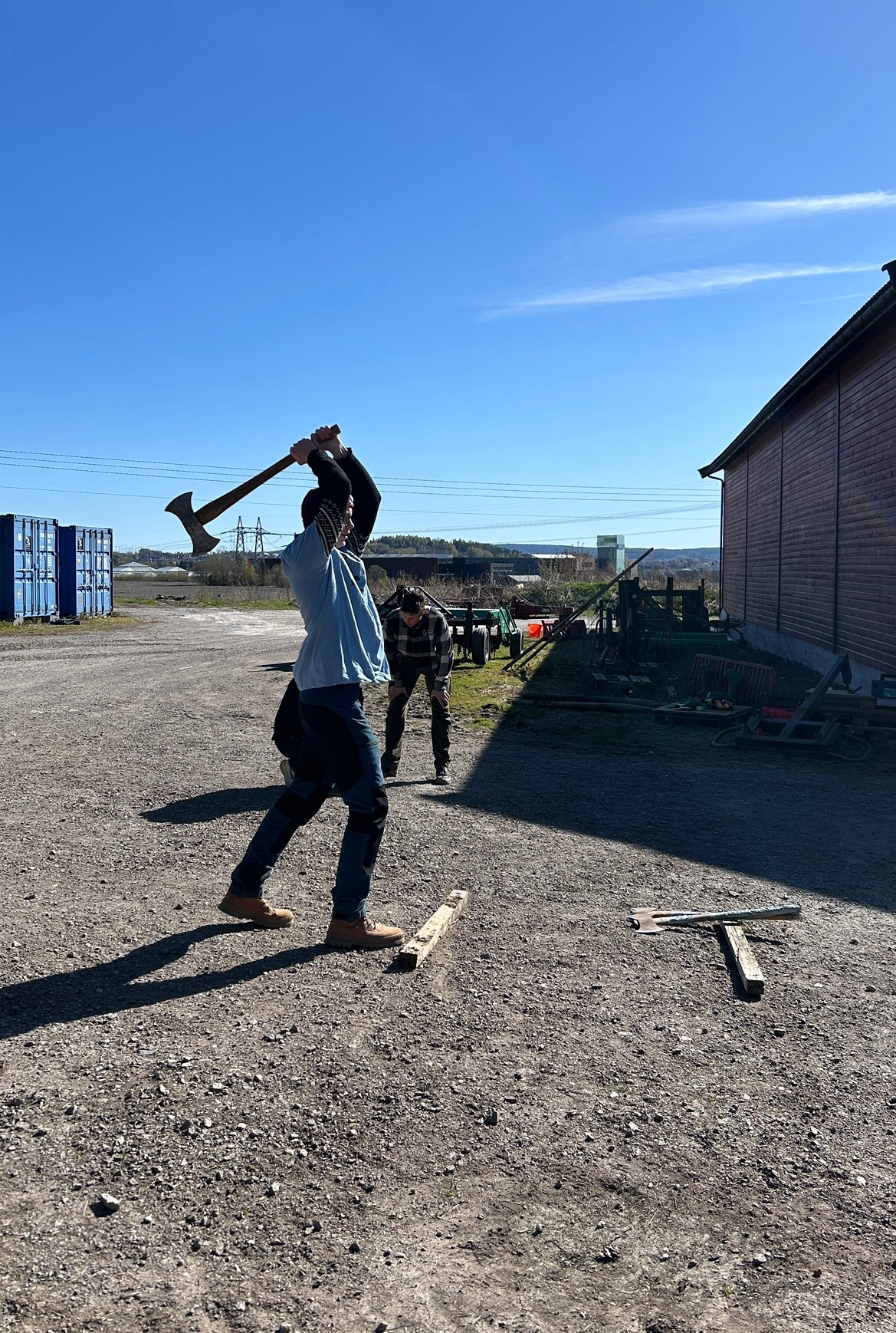 ØKSEKAST: Ganske selvforklarende, men likevel stilig. 