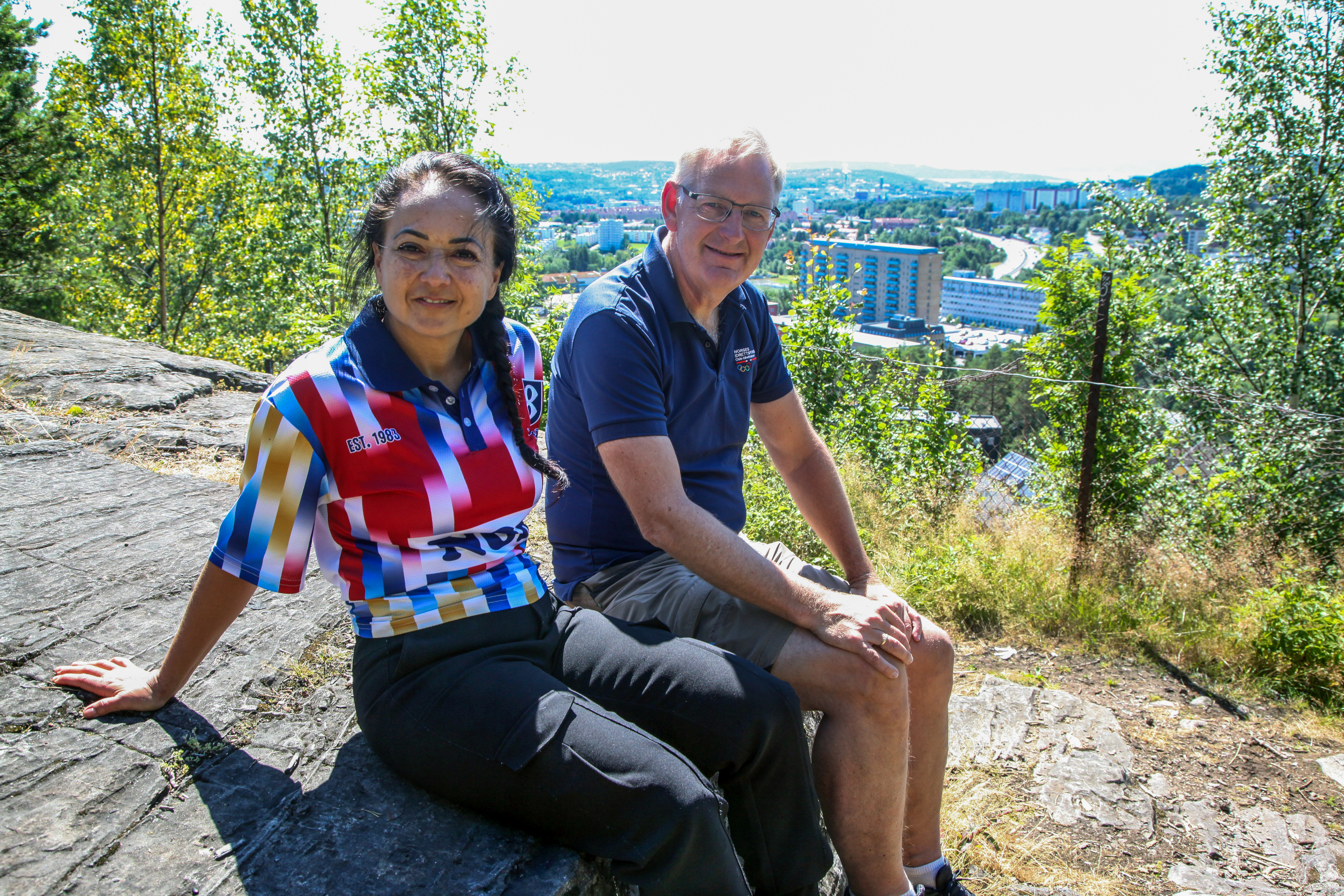 FOR DALEN: Generalsekretær Magne Brekke og styreleder Marcela Montserrat Fonseca Bustos skal ta vare på hele Oslo-idretten, men har et spesielt godt øye til idrettslagene i Groruddalen.
