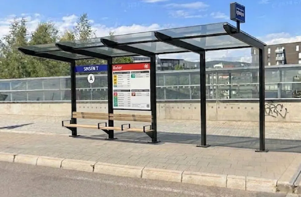 SKAL OPPGRADERES: Seks bussholdeplasser ved Sinsenkrysset skal oppgraderes. Det vil også påvirke trafikken. (Illustrasjon: Norfax).