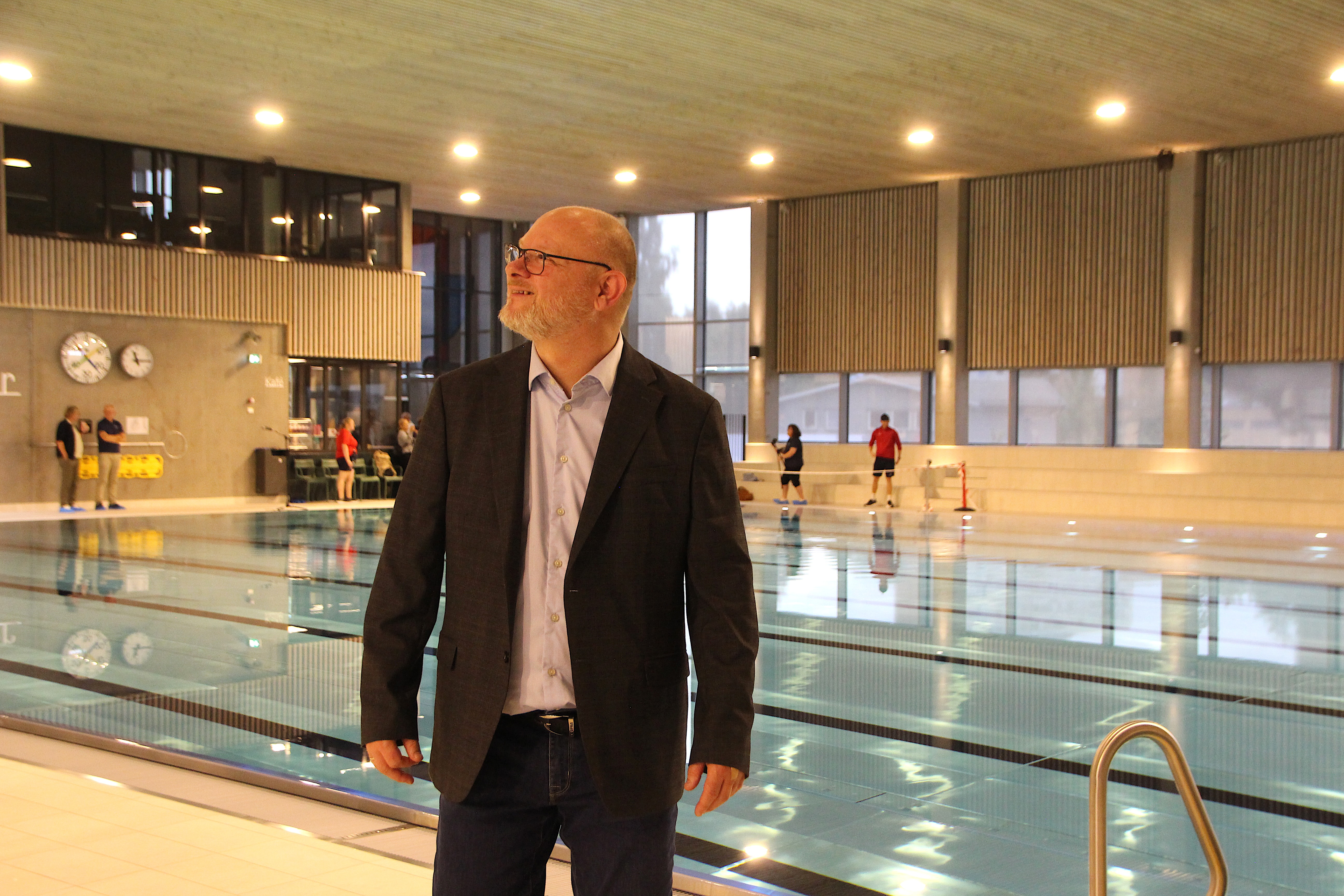 – HUN HADDE VÆRT STOLT: Håvard Engebretsen er overbevist om at Eva Semmerud hadde vært fornøyd med badet på Stovner. 