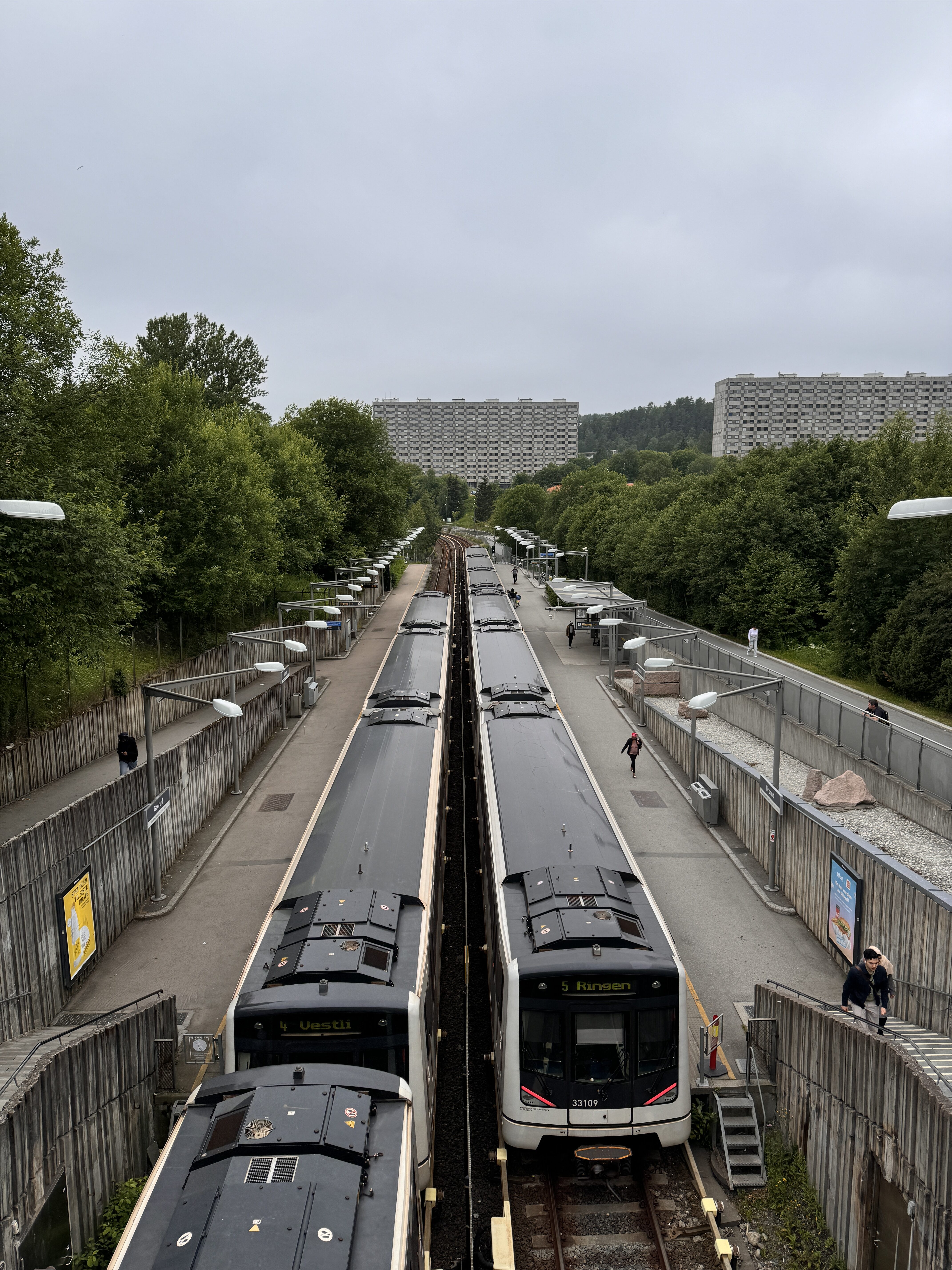 GJENÅPNER DELVIS: Arbeidene på linje 5 kom ikke helt i mål. Dermed gjenåpner linje 5 frem til Ullevål stadion mandag.