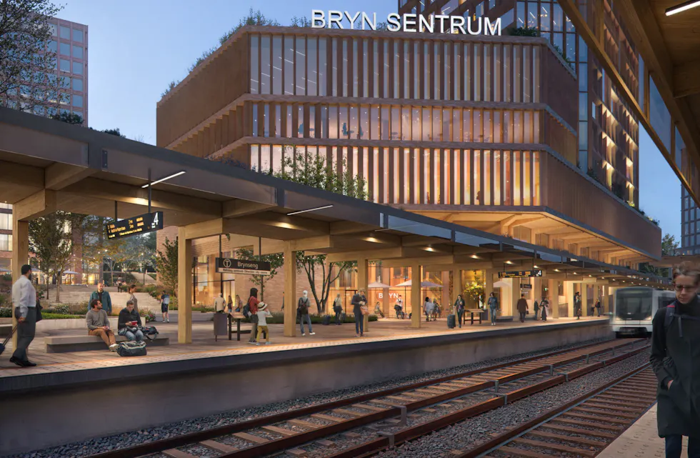 «NYE» BRYN: Slik utbyggerne ser det for seg.