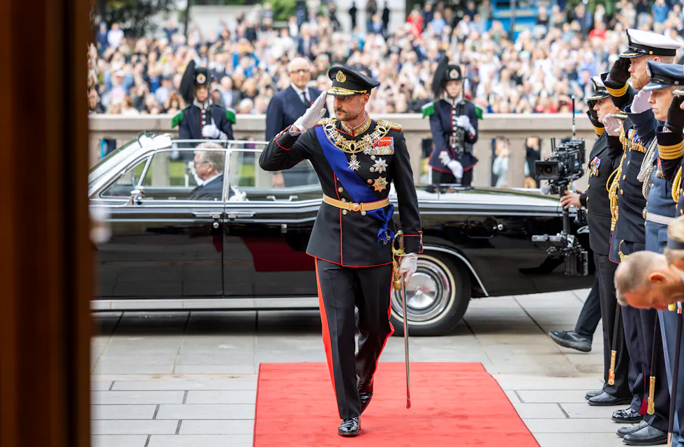 H.M. Kong Haakon VIIIs edsavleggelse for Stortinget, 1. september 2026.