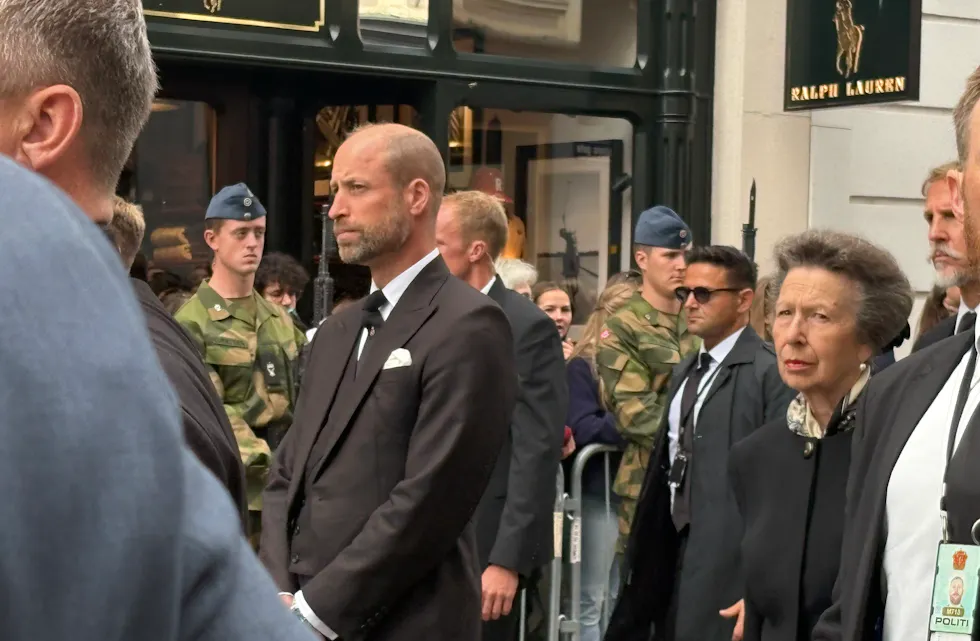 BERØMT TRONARVING: Prins William og prinsesse Anne representerte det britiske kongehuset.